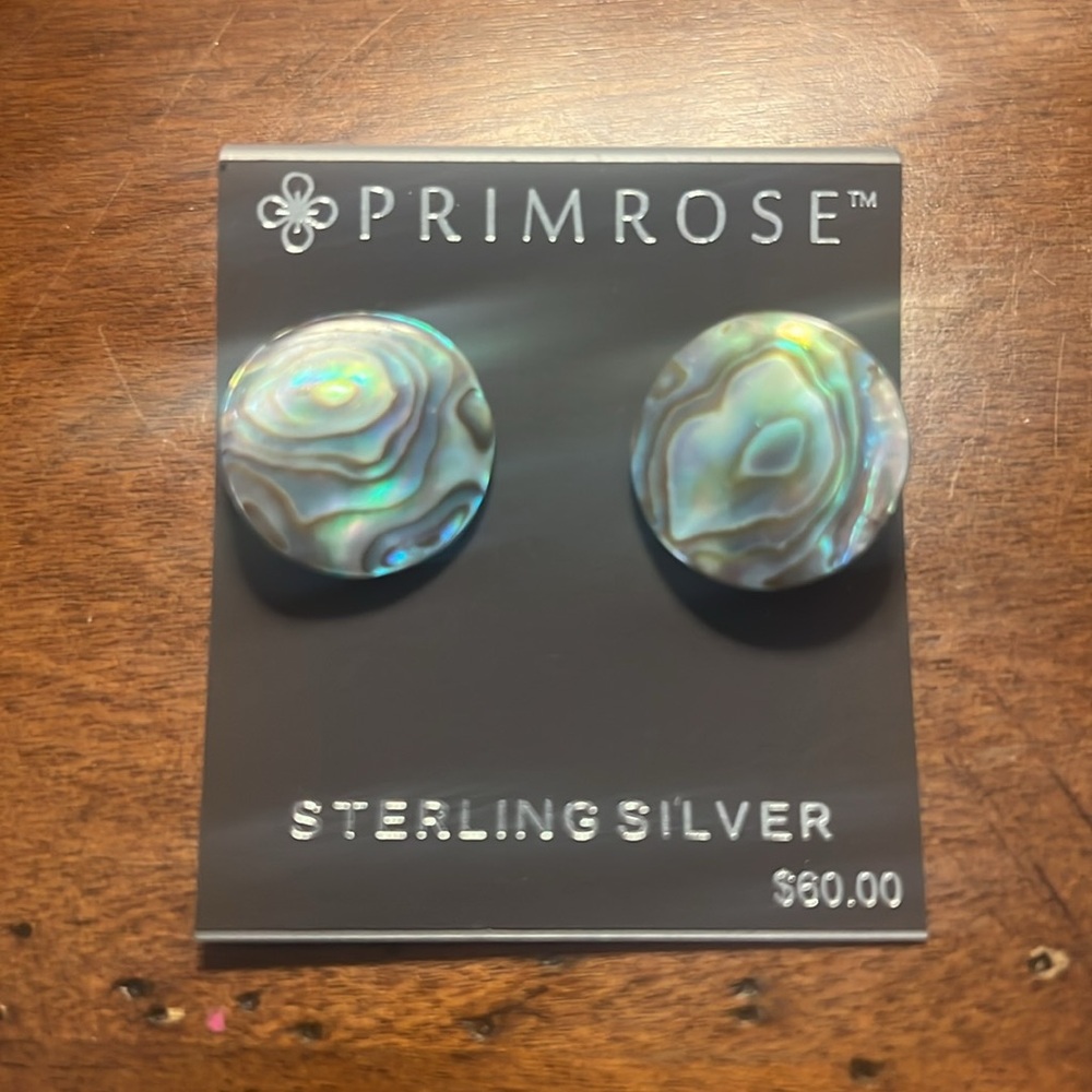 New Abalone earrings